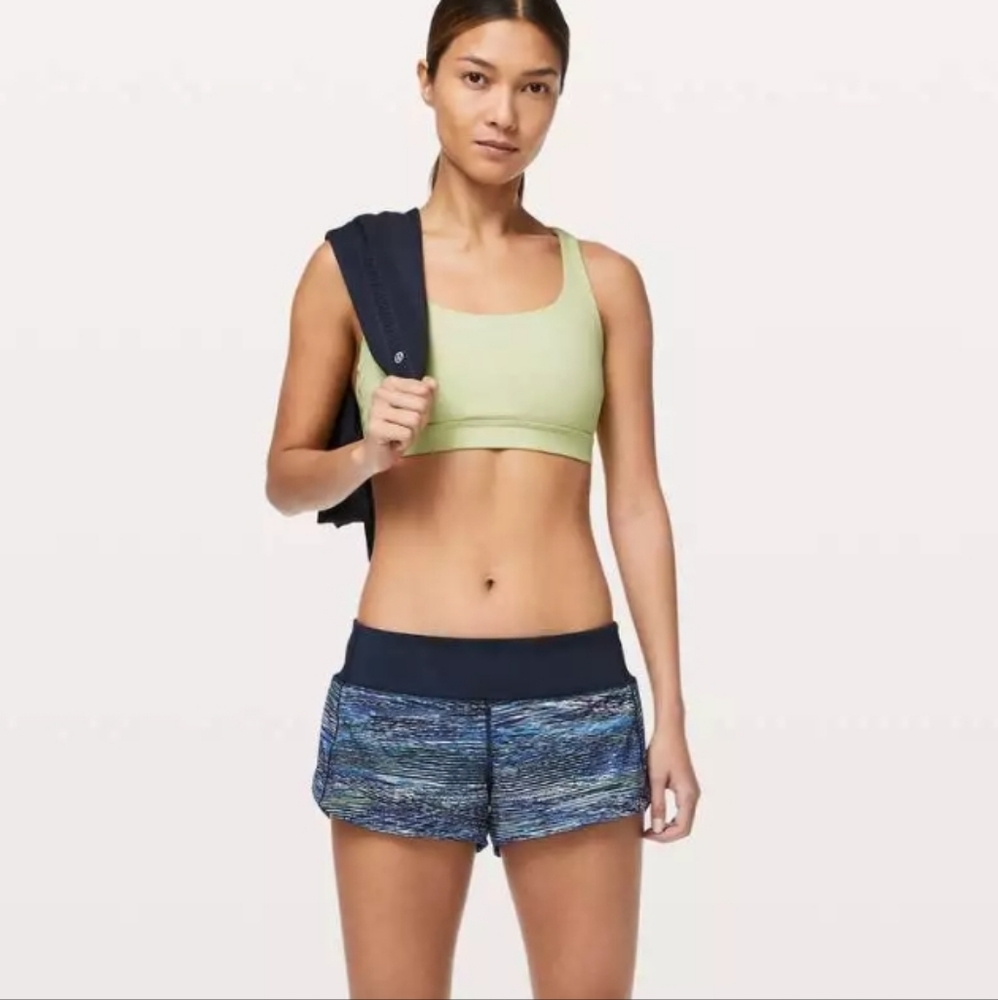 Lululemon Speed Up Short 2.5" Interconnect Blue Multi / True Navy